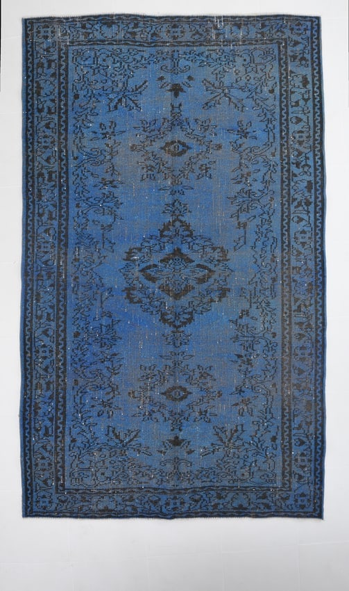 5'4'' X 8'9'' Handmade Vintage Wool Rug - 2726 (1 of 20)
