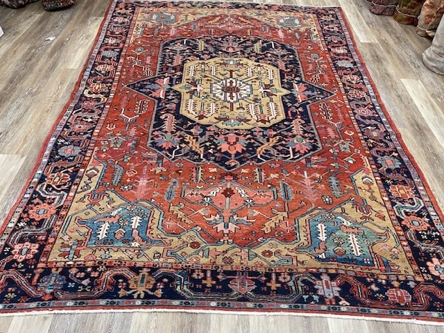 Antique Persian Heriz/ karajeh Rug-VG (1 of 10)