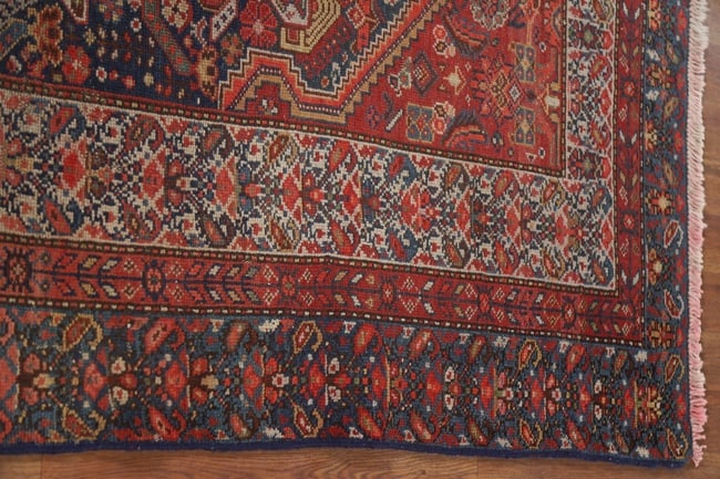 Pre-1900 Antique Vegetable Dye Bakhtiari Persian Rug 5X6 - 13