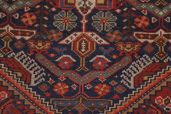 Pre-1900 Antique Vegetable Dye Bakhtiari Persian Rug 5X6 - 9