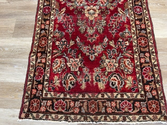 Antique Persian Long Hamadan Runner-3259 - 3