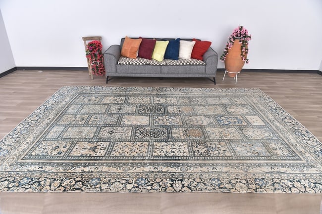 8'8'' X 12'7'' Unique Handmade Vintage Rug - 24943 - 10