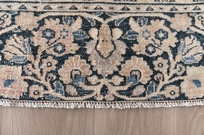 8'8'' X 12'7'' Unique Handmade Vintage Rug - 24943 - 11