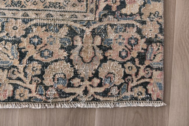 8'8'' X 12'7'' Unique Handmade Vintage Rug - 24943 - 12