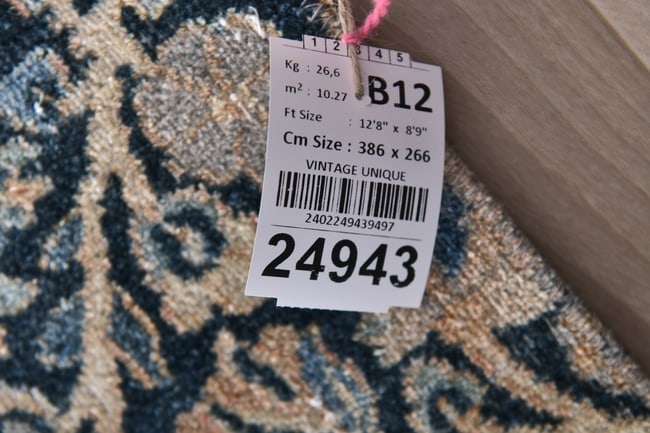 8'8'' X 12'7'' Unique Handmade Vintage Rug - 24943 - 17