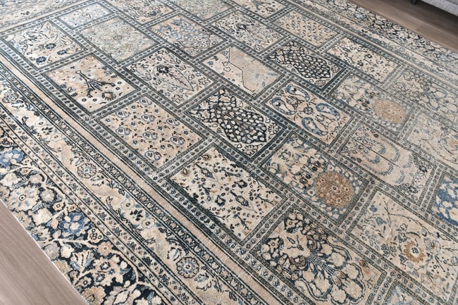 8'8'' X 12'7'' Unique Handmade Vintage Rug - 24943 - 4