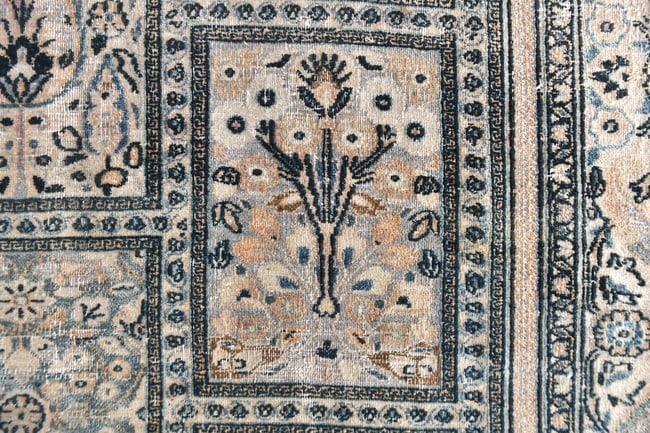 8'8'' X 12'7'' Unique Handmade Vintage Rug - 24943 - 7