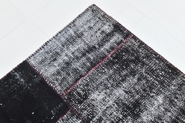 8'4'' X 11'5'' Handmade Vintage Wool Patchwork Rug - 582 - 8