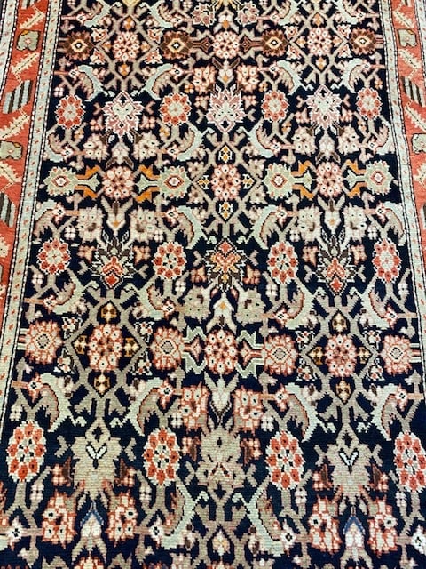 Antique Long Karabagh Caucasian Runner, 2453 - 3