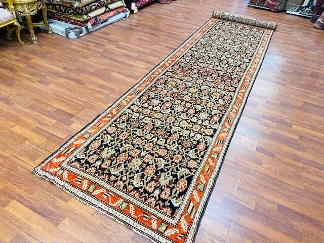 Antique Long Karabagh Caucasian Runner, 2453 - 5