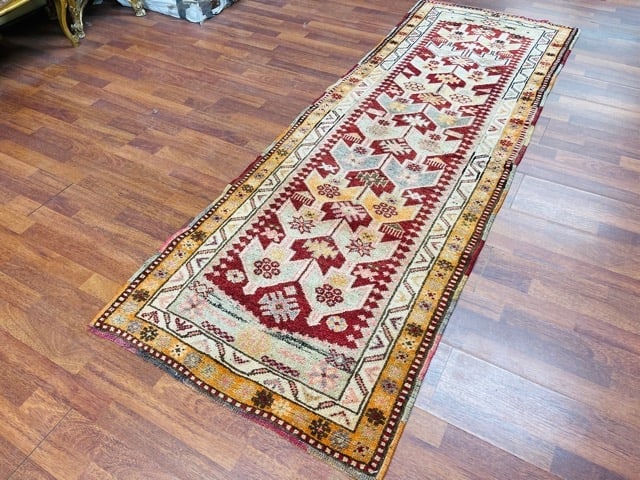 Vintage decorative Turkish Runner-4867 - 6