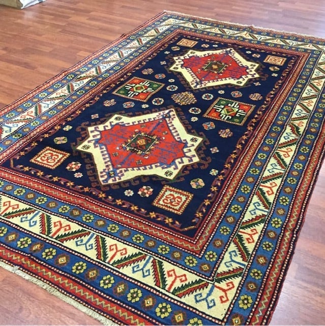 Vintage Persian Kerman Rug-531`9 - 7