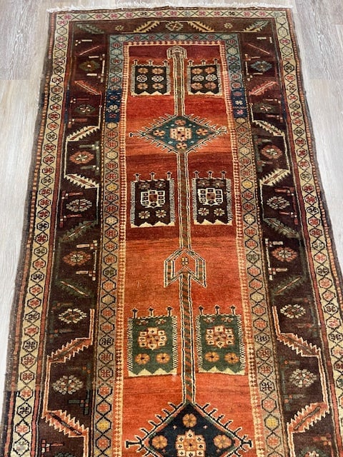 Antique Persian Bakhshayesh Runner-3476 - 5