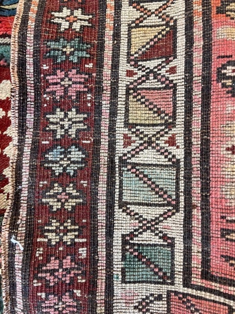 Antique Dated Karabagh Caucasian Rug - 7