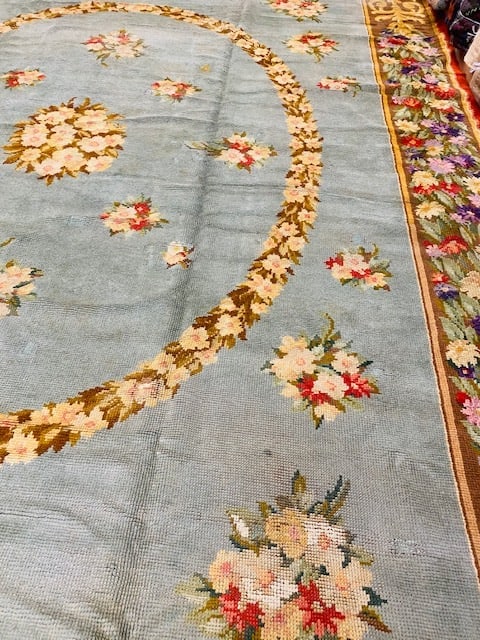 Antique Large size European Sevaneari Rug-3384 - 6