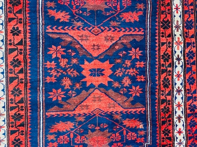 Antique persian Baluch runner-4005 - 5