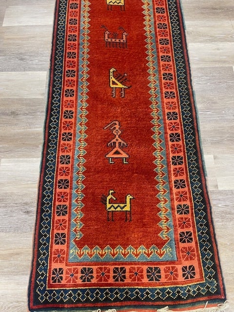 Vintage Tribal Turkish Runner - 2
