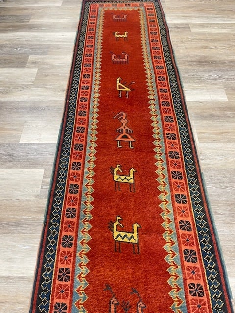 Vintage Tribal Turkish Runner - 4