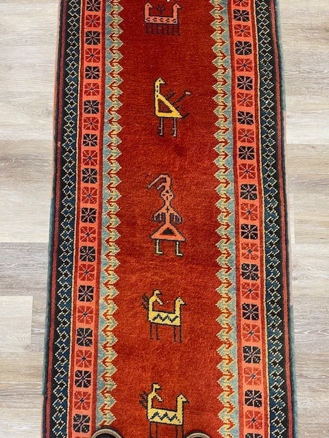 Vintage Tribal Turkish Runner - 5
