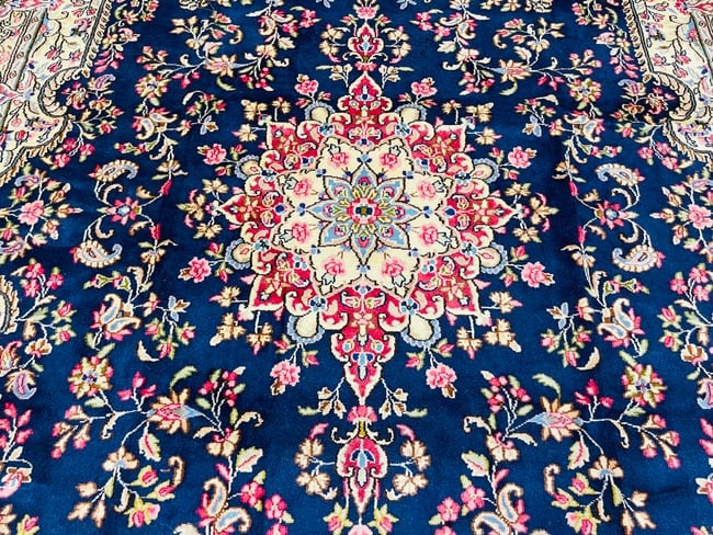 Antique Persian kerman Rug-1795 - 6