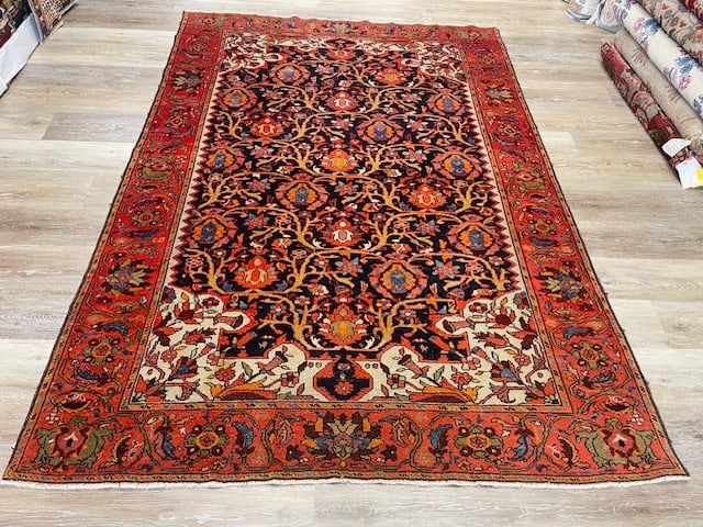 fine antique Persian Mishan Malyer Rug-5346 - 9