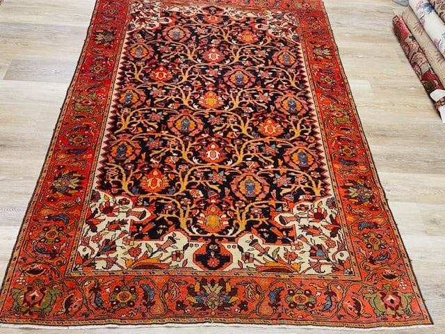 fine antique Persian Mishan Malyer Rug-5346 - 3