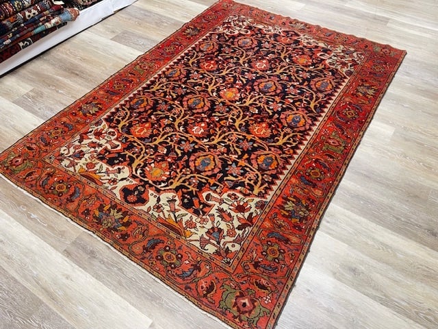 fine antique Persian Mishan Malyer Rug-5346 - 6