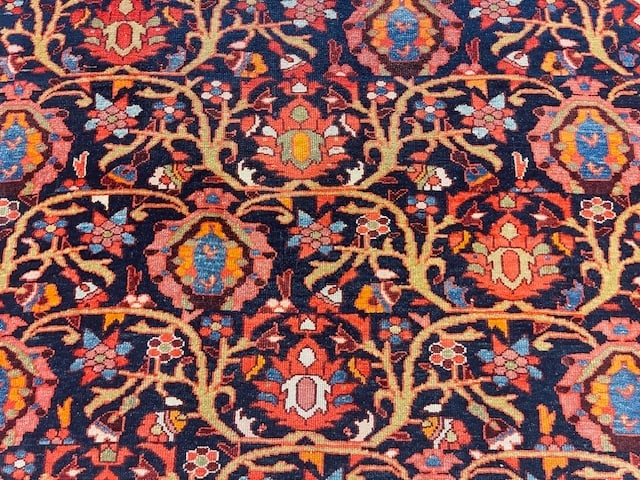 fine antique Persian Mishan Malyer Rug-5346 - 7