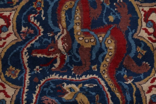 Antique Vegetable Dye 12X20 Agra Taj-Mahal Oriental Area Rug - 12