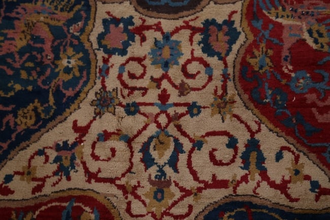 Antique Vegetable Dye 12X20 Agra Taj-Mahal Oriental Area Rug - 15