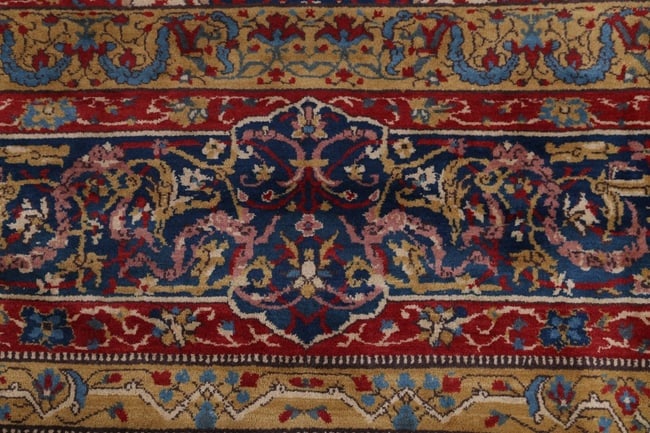 Antique Vegetable Dye 12X20 Agra Taj-Mahal Oriental Area Rug - 8