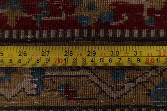 Antique Vegetable Dye 12X20 Agra Taj-Mahal Oriental Area Rug - 9