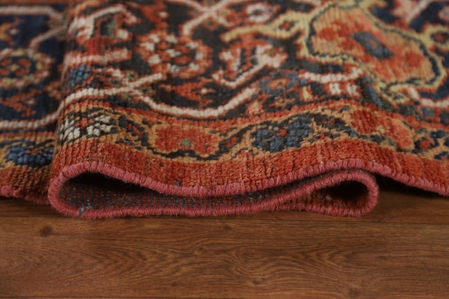 Pre-1900 Antique Vegetable Dye Mahal Persian Area Rug 8X12 - 14