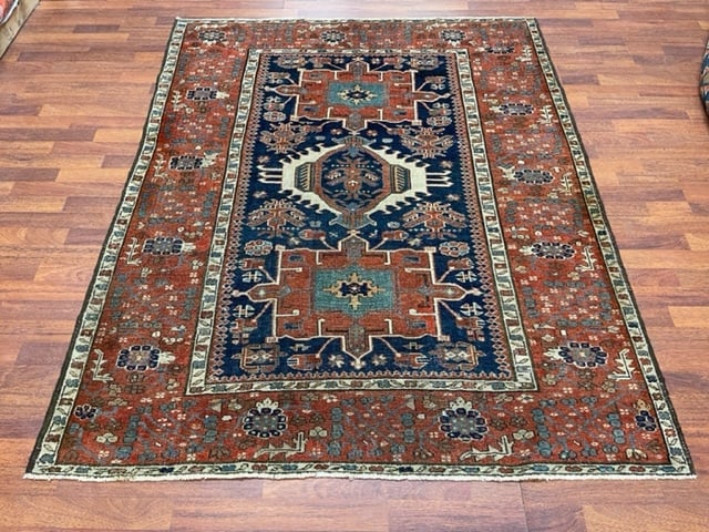 Antique Persian Karajeh Tribal Rug-5049 (1 of 9)