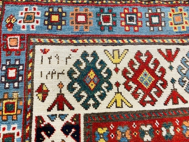 Dated Antique Talish Caucasian Rug-4253 - 5