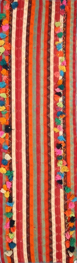 Antique Tribal Nomad 4X15 Kilim Kashkoli Jajim Persian Rug Runner: Title:Antique Tribal Nomad 4X15 Kilim Kashkoli Jajim Persian Rug RunnerOrigin:A Beautiful Genuine Iran ( Persia ) Kilim (Kashkoli) rug is Hand Woven by skillful weavers in Iran ( Persia ) with 100%