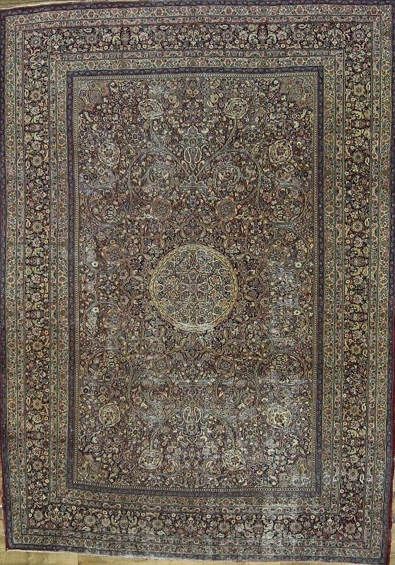Pre-1900 Antique 9X12 Dorokhsh Persian Area Rug (1 of 20)