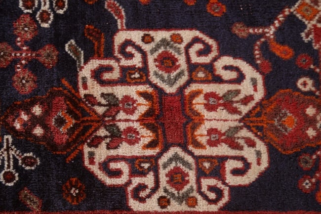 Vegetable Dye Antique Abadeh Persian Area Rug 5X8 - 12