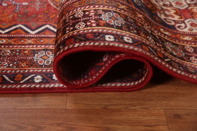 Vegetable Dye Antique Abadeh Persian Area Rug 5X8 - 13