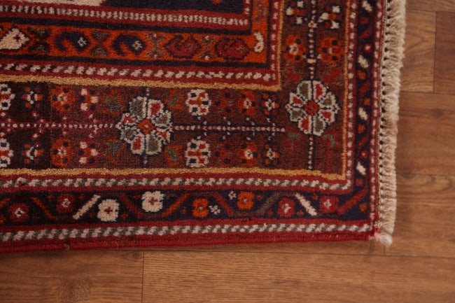 Vegetable Dye Antique Abadeh Persian Area Rug 5X8 - 15