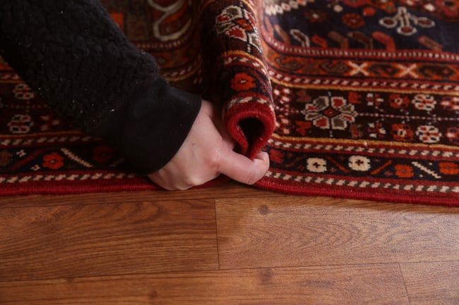 Vegetable Dye Antique Abadeh Persian Area Rug 5X8 - 20