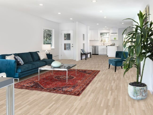 Vegetable Dye Antique Abadeh Persian Area Rug 5X8 - 2