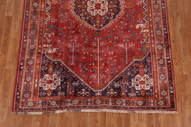 Vegetable Dye Antique Abadeh Persian Area Rug 5X8 - 6