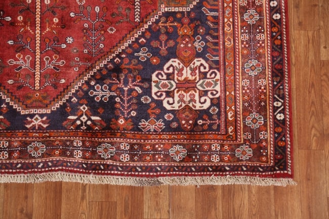 Vegetable Dye Antique Abadeh Persian Area Rug 5X8 - 7
