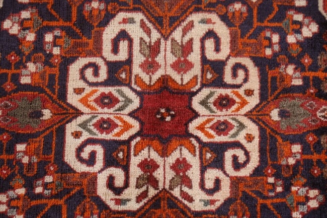 Vegetable Dye Antique Abadeh Persian Area Rug 5X8 - 9