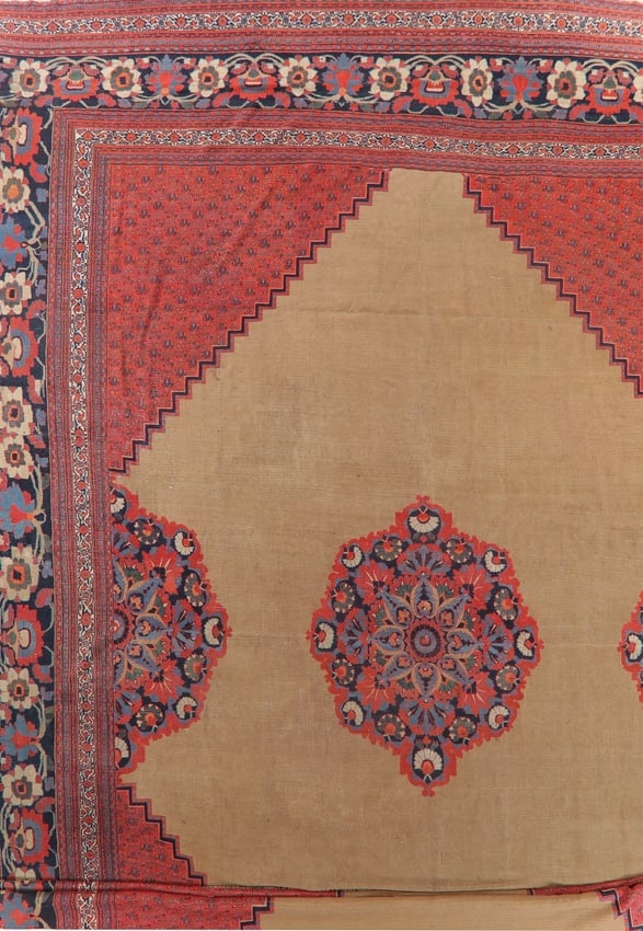 Pre-1900 Antique Dorokhsh Persian Rug Wool 19X24 (1 of 20)