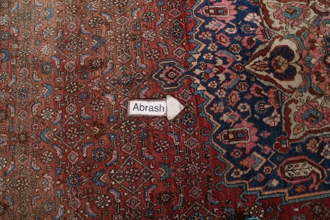 Antique Persian Bidjar Area Rug 7X11 - 17