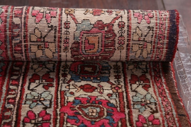 Antique Persian Bidjar Area Rug 7X11 - 19