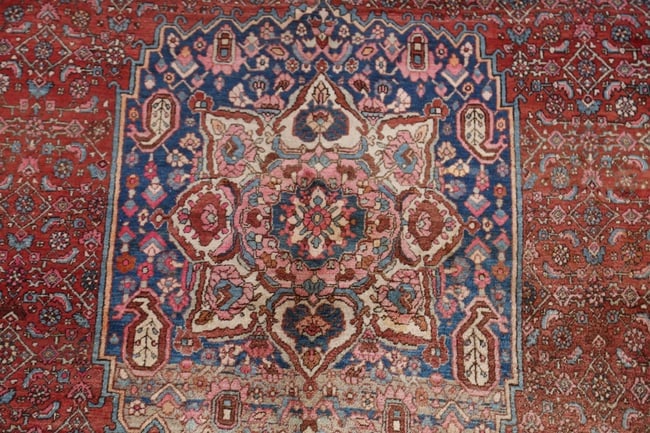 Antique Persian Bidjar Area Rug 7X11 - 4