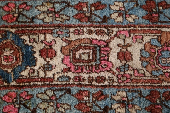 Antique Persian Bidjar Area Rug 7X11 - 7